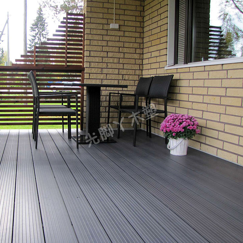 Wood plastic outdoor floor，Outdoor living space，Outdoor furniture floor，